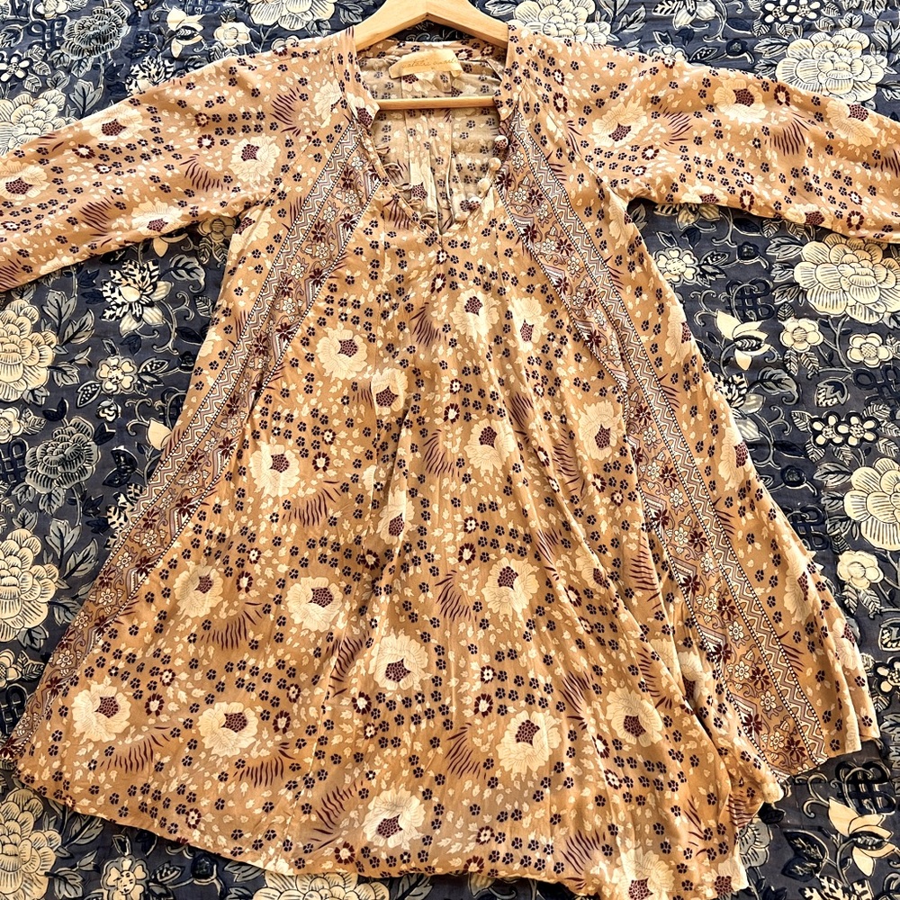 Kids Natalie Martin Fiore Dress Pink Vintage Flowers